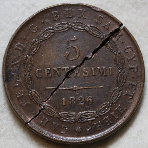 1826-Italy-5-Centesimi
